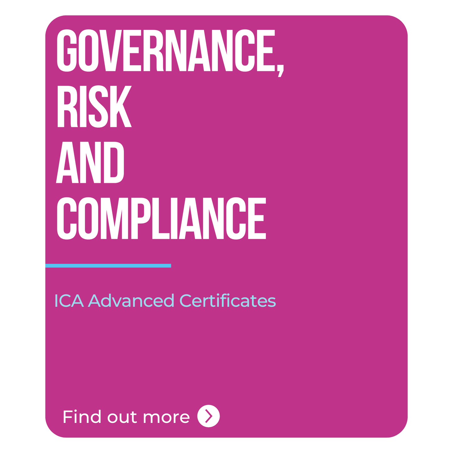 ICA Advanced Certificate in Governance, Risk and Compliance