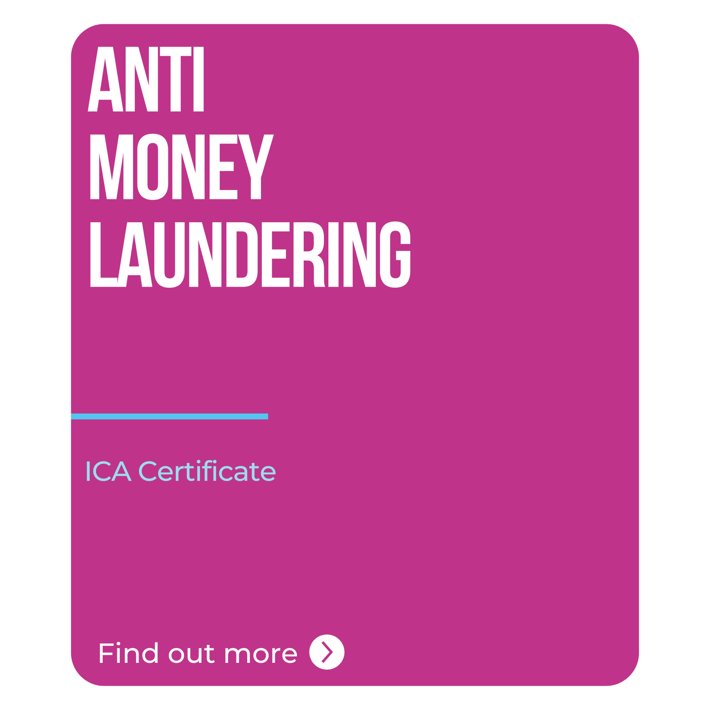 ICA Certificate in Anti Money Laundering