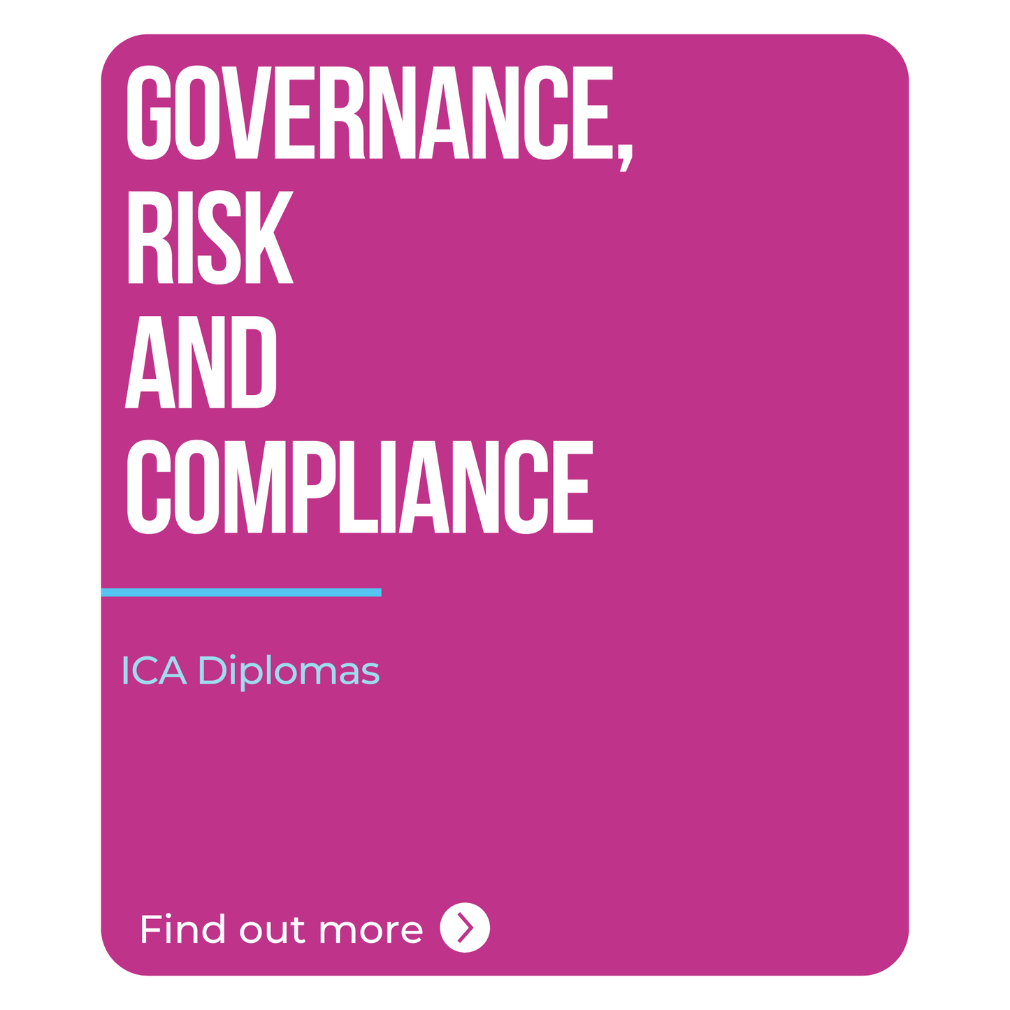 ICA Diploma in Governance, Risk and Compliance