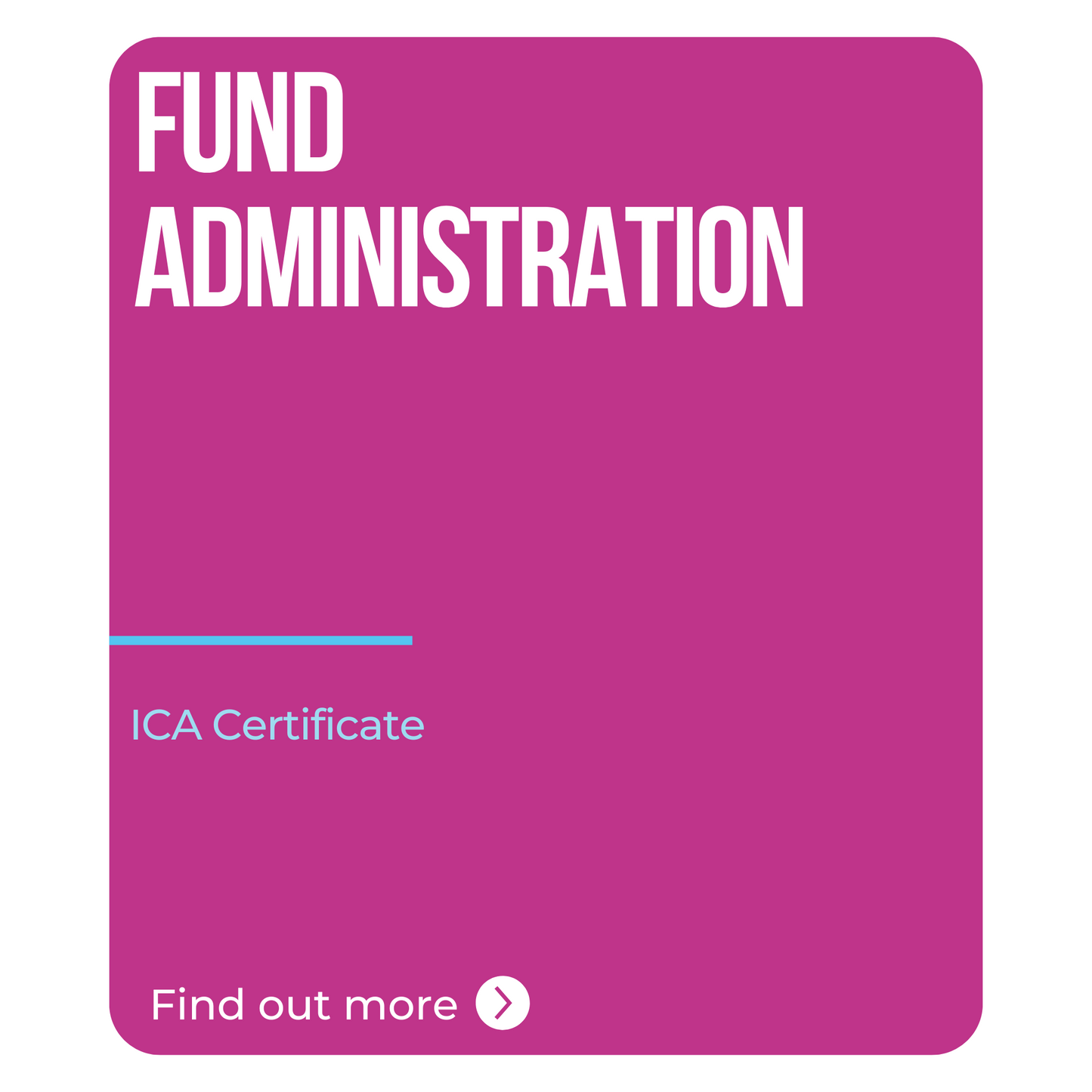 ICA Certificate in Fund Administration