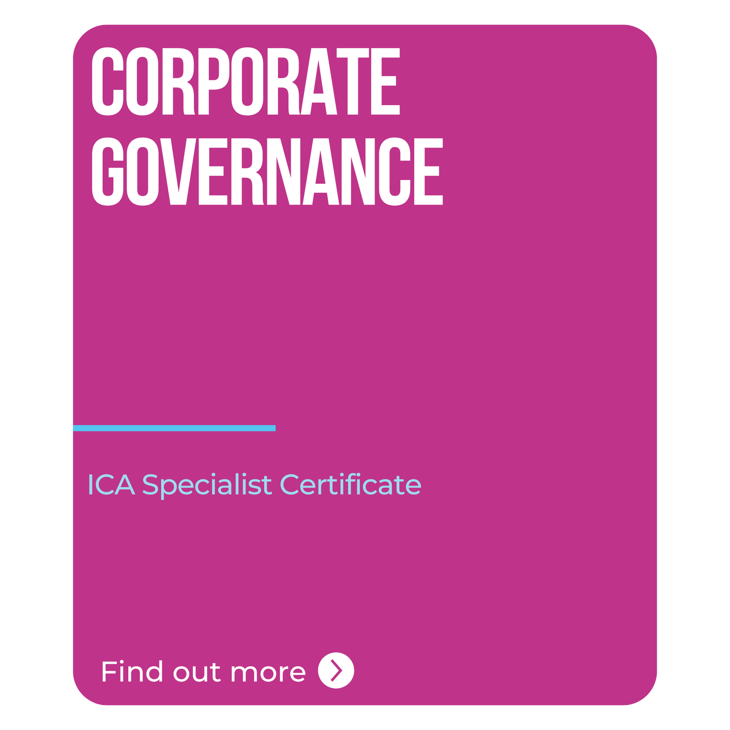 ICA Specialist Certificate in Corporate Governance