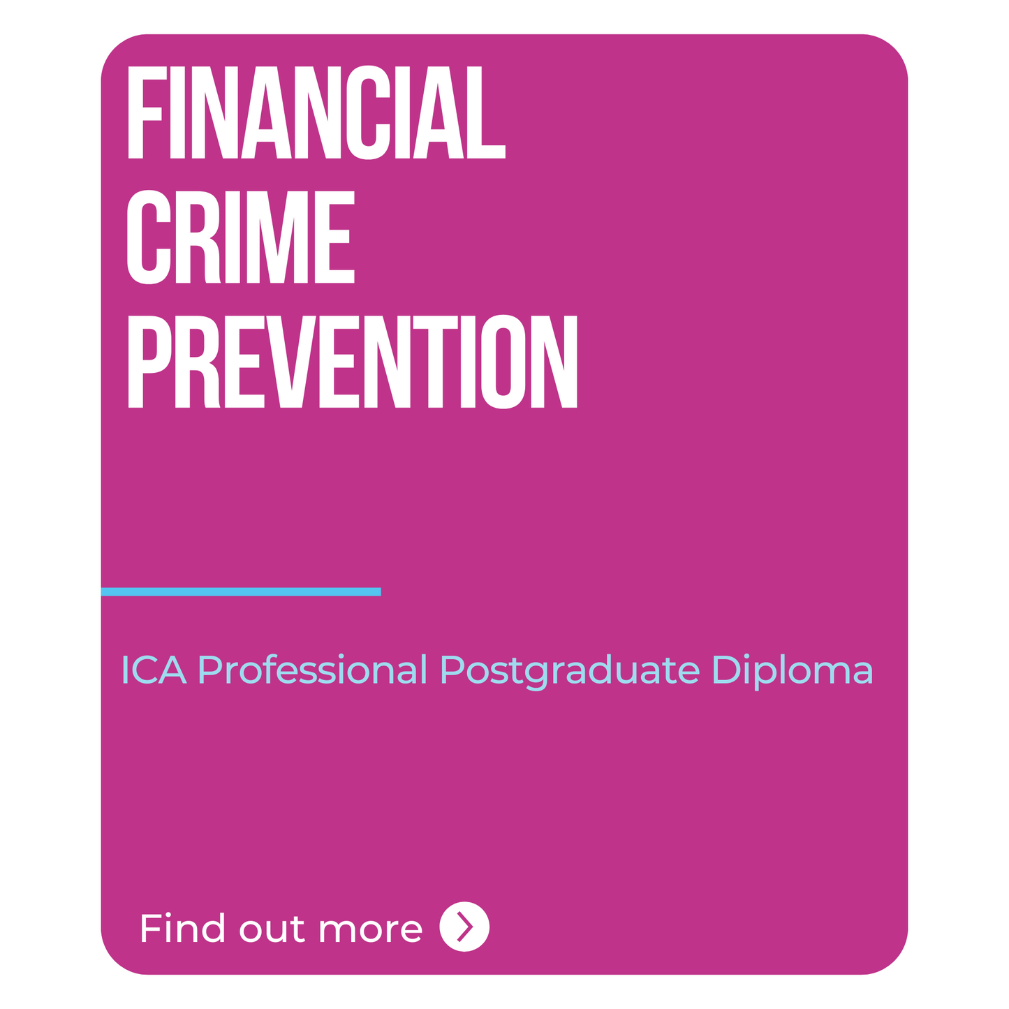 ICA Professional Postgraduate Diploma in Financial Crime Compliance