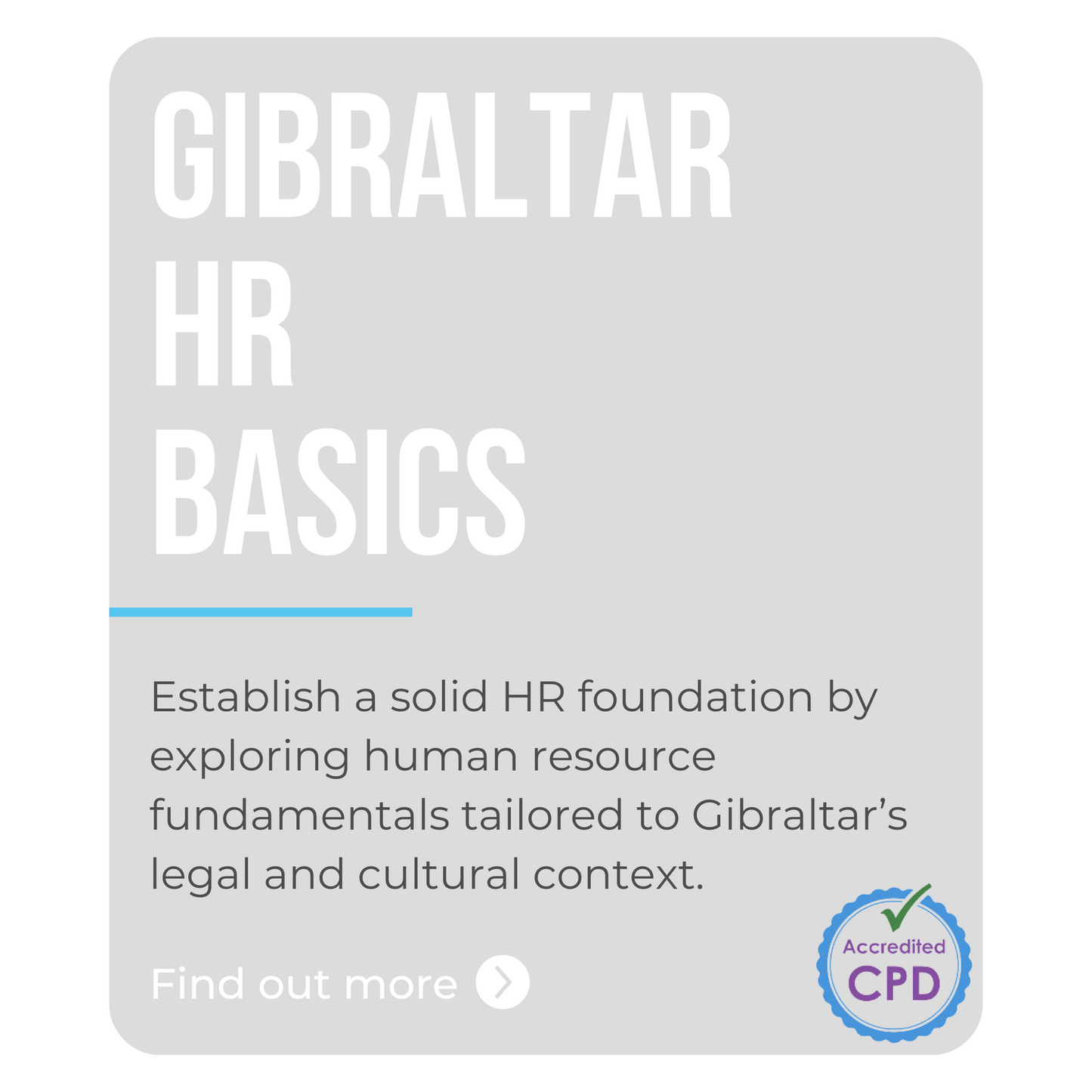 Gibraltar HR Basics Course