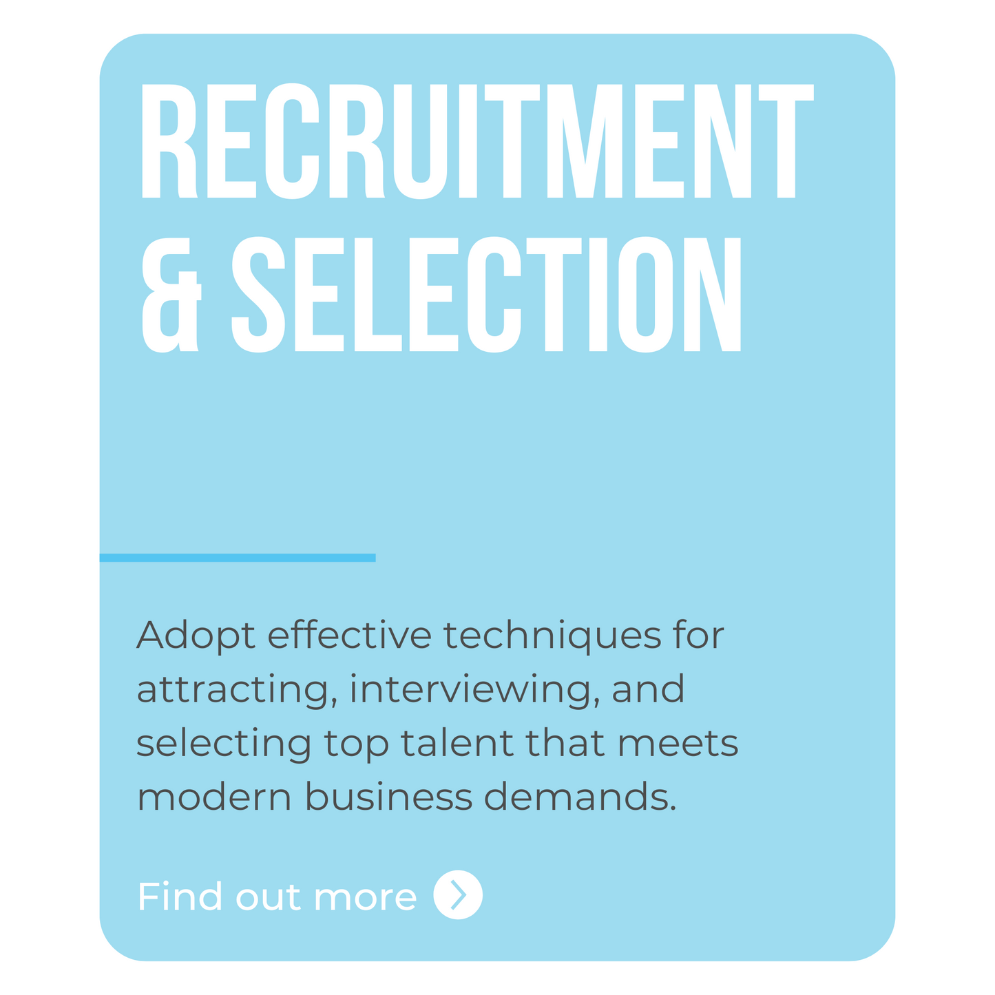 Recruitment & Selection Course