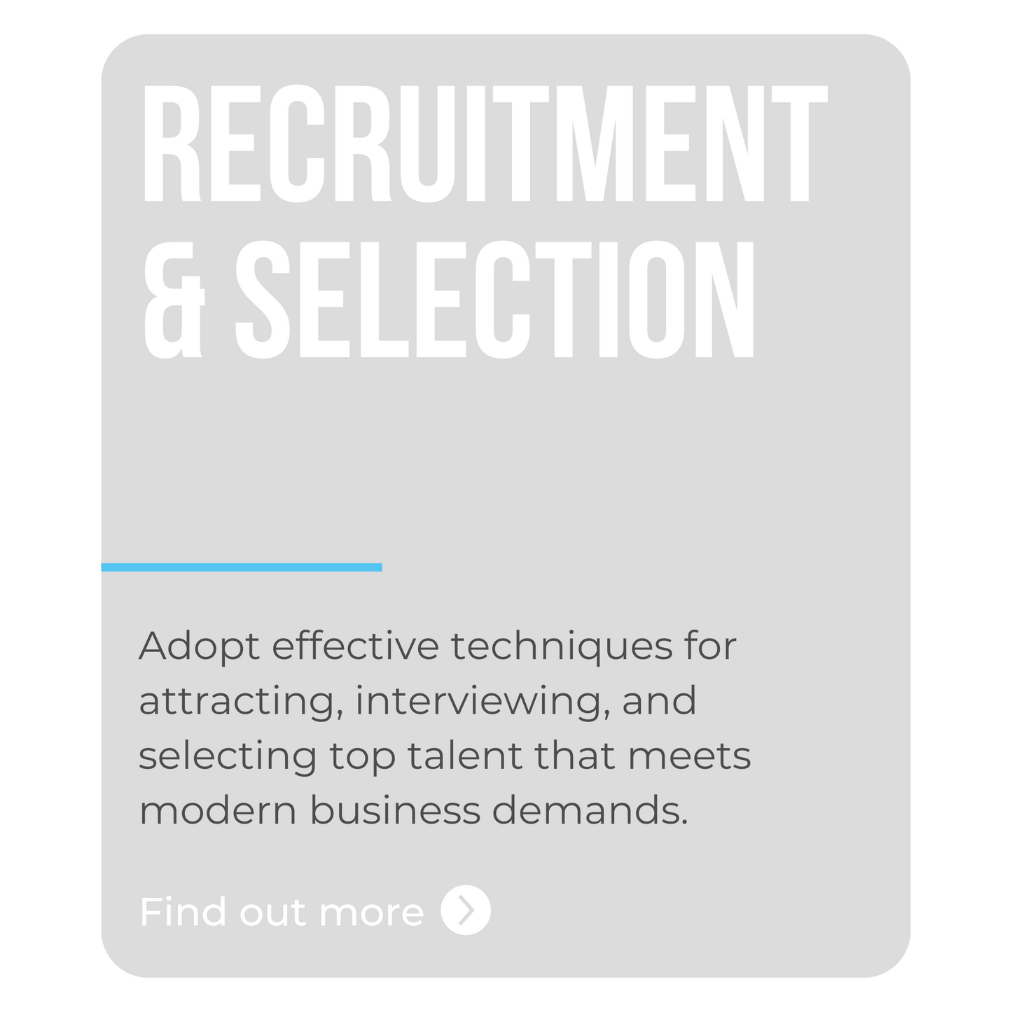 Recruitment & Selection Course