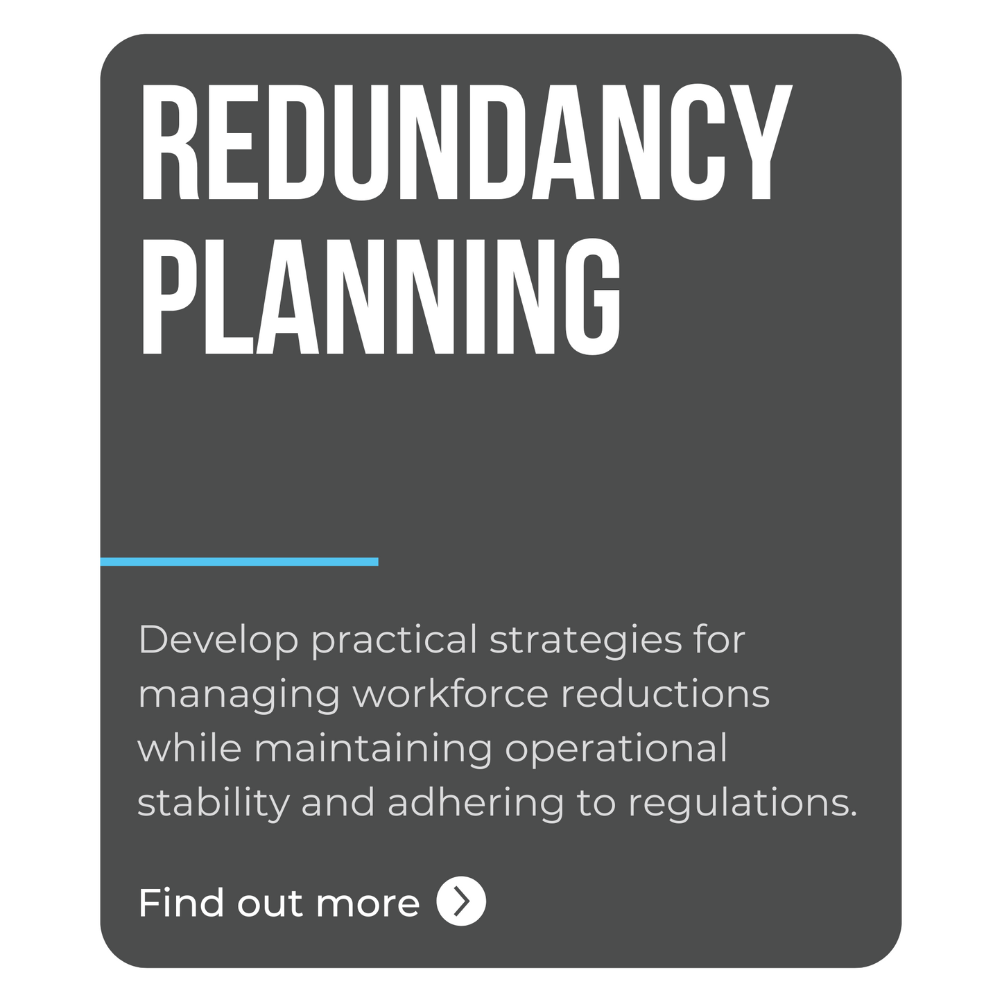 Redundancy Planning Course