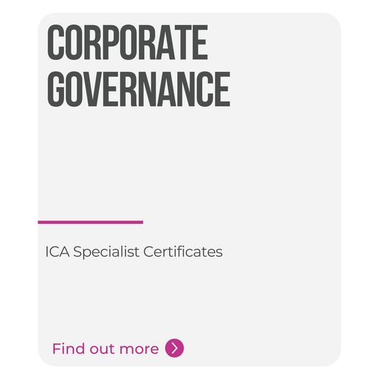 ICA Specialist Certificate in Corporate Governance