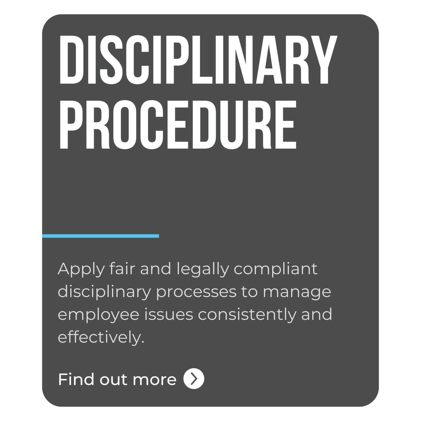 Disciplinary Procedure Course