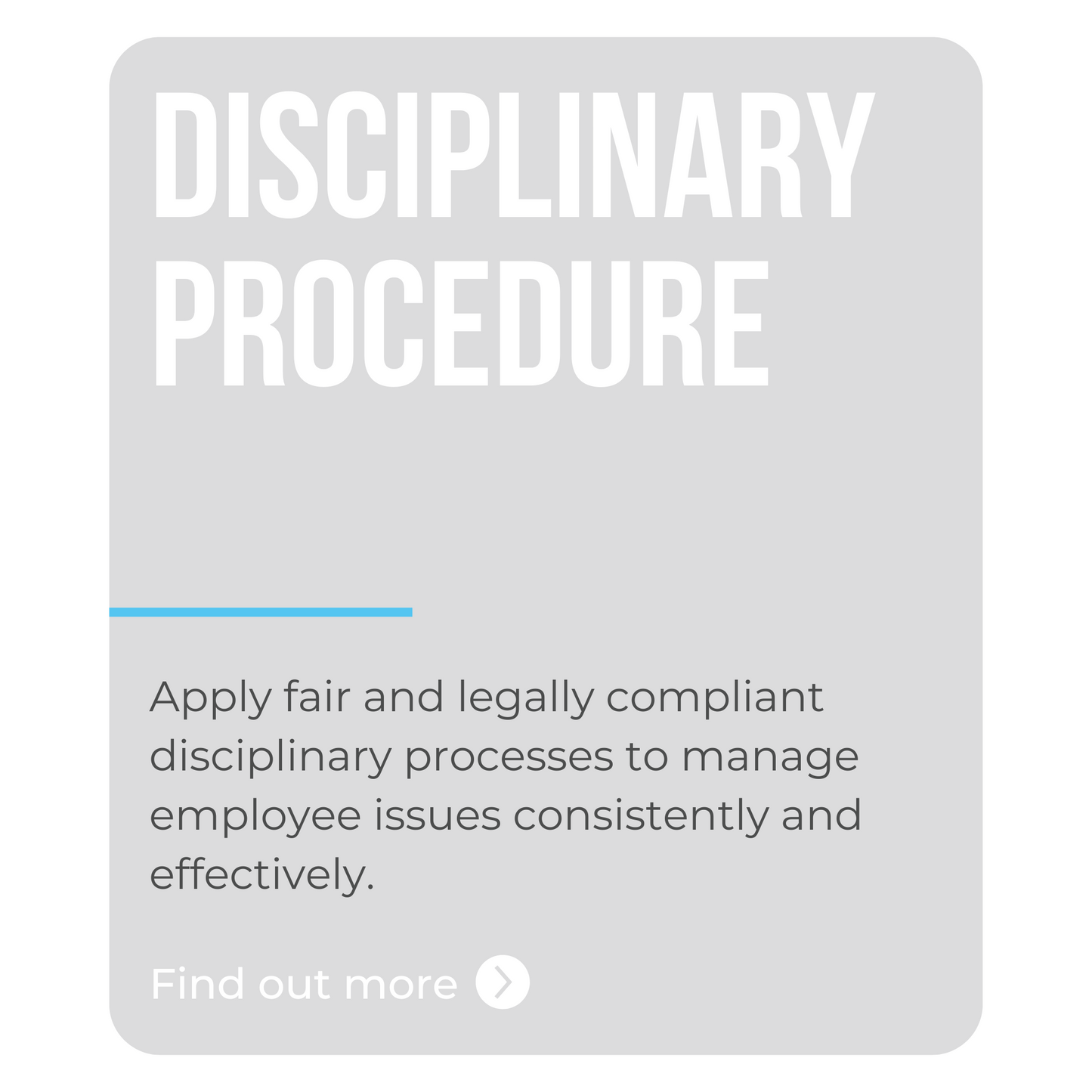 Disciplinary Procedure Course