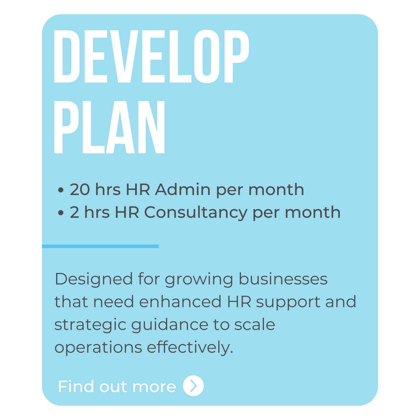 HR Develop Plan