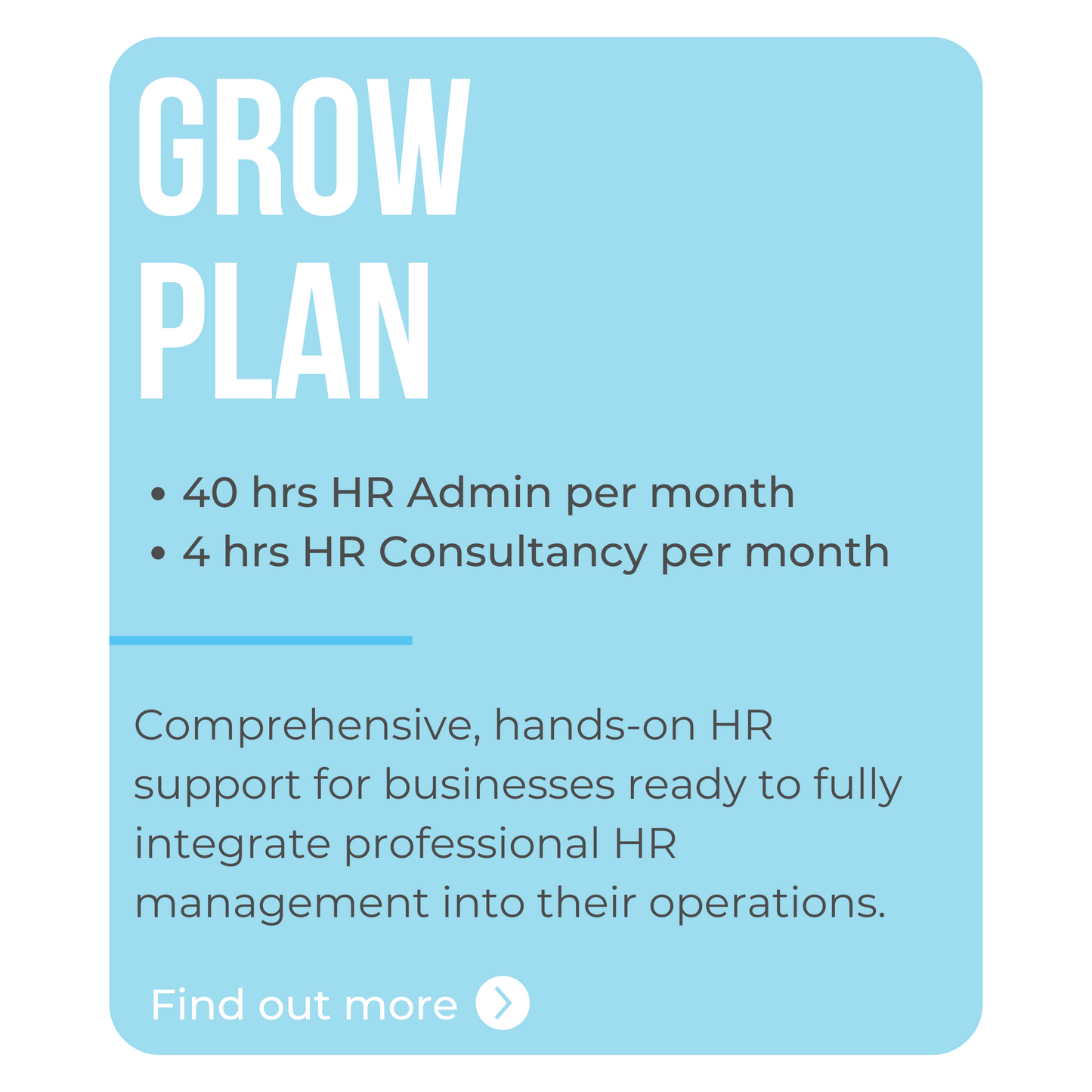 HR Grow Plan